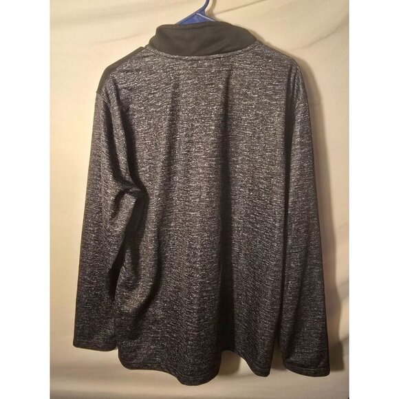 And1 Mens Gray Black Track Jacket Zip Up Size XL Workout Exercise - Picture 2 of 2